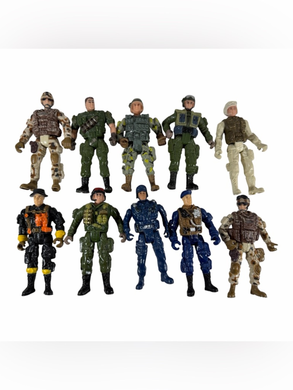 Lot Of 10Chap Mei 3 1/2" Action Figures Toys